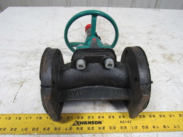 TruTech 2CAHJ-CA-M-2 Hand Operated Rubber Diaphragm Valve 2" Flanged 175PSI