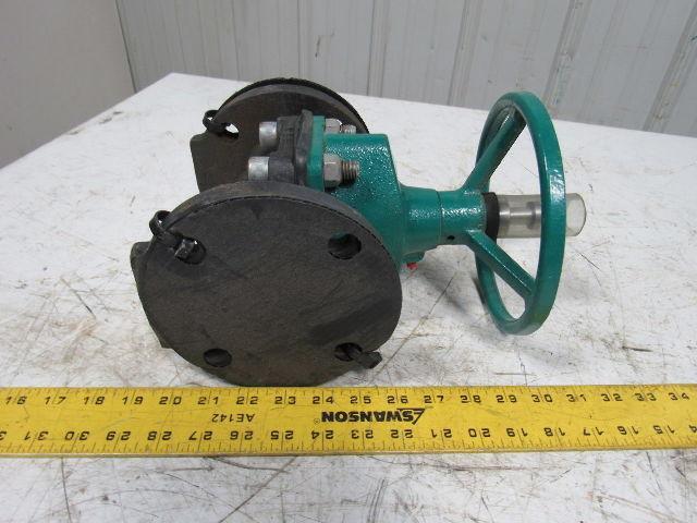TruTec 2CAAA-CA-M-2 Hand Operated Rubber Diaphragm Valve 2" Flanged 175PSI