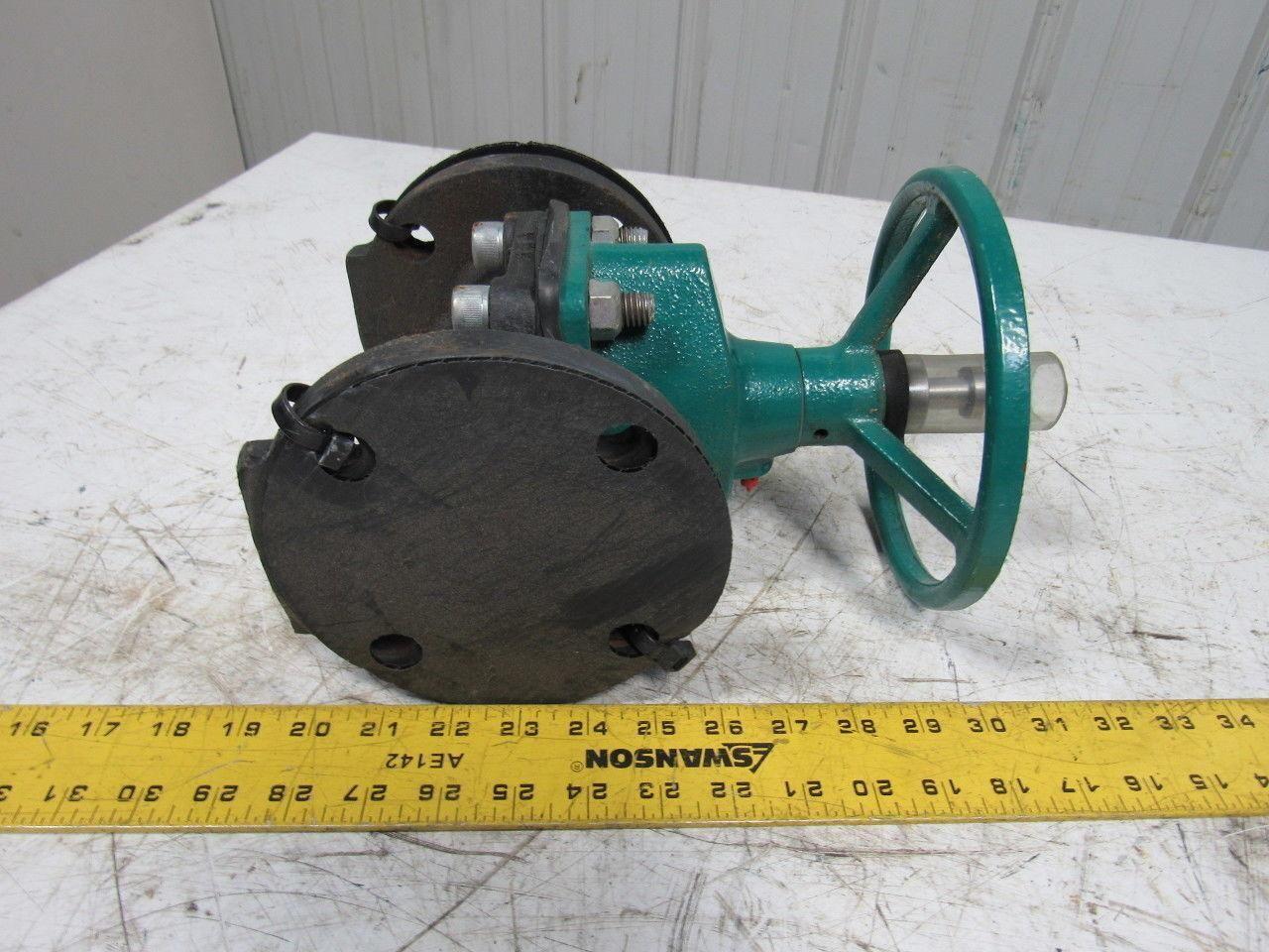 TruTec 2CAAA-CA-M-2 Hand Operated Rubber Diaphragm Valve 2" Flanged 175PSI