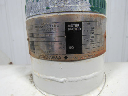 Yokogawa Yewmag YM340G-AA1-LSAXA 16" (400mm) Flow Tube /Magnetic Flow Transducer