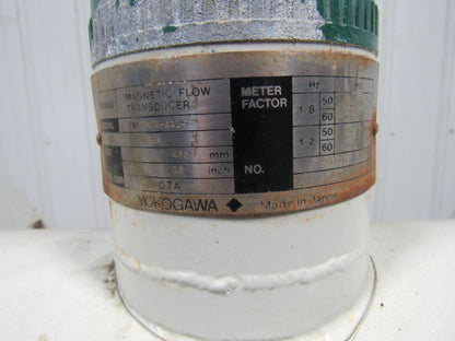 Yokogawa Yewmag YM340G-AA1-LSAXA 16" (400mm) Flow Tube /Magnetic Flow Transducer
