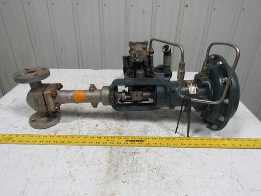 Fisher  Type 667 Size 30 Actuator W/ 1" Flanged Valve Stainless Steel Type CP