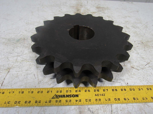 Martin 14019BH 19 Tooth Double Row Sprocket 3" Keyed Bore