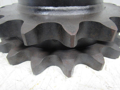 Martin 14019BH 19 Tooth Double Row Sprocket 3" Keyed Bore
