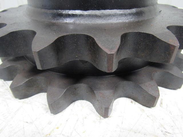 Martin 14019BH 19 Tooth Double Row Sprocket 3" Keyed Bore
