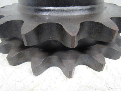 Martin 14019BH 19 Tooth Double Row Sprocket 3" Keyed Bore