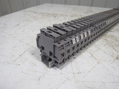 Entrelec  011537805 M10/16 Fuse Holder Terminal Block Din Rail Mount  Lot of 60