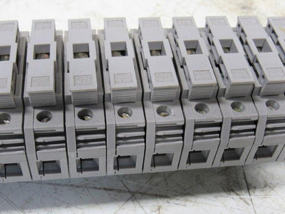 Entrelec  011537805 M10/16 Fuse Holder Terminal Block Din Rail Mount  Lot of 60