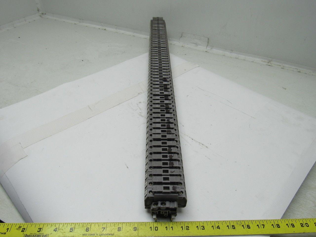 Entrelec 011537805 M10/16 Fuse Holder Terminal Block Din Rail Mount  Lot of 50