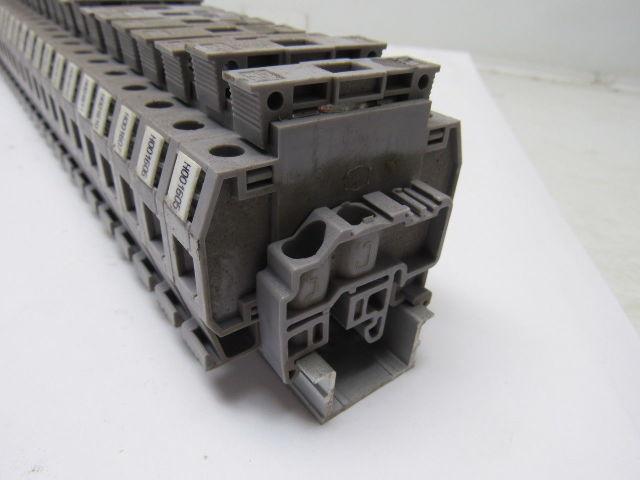 Entrelec 011537805 M10/16 Fuse Holder Terminal Block Din Rail Mount  Lot of 50