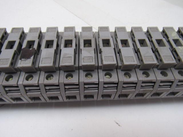 Entrelec 011537805 M10/16 Fuse Holder Terminal Block Din Rail Mount  Lot of 50