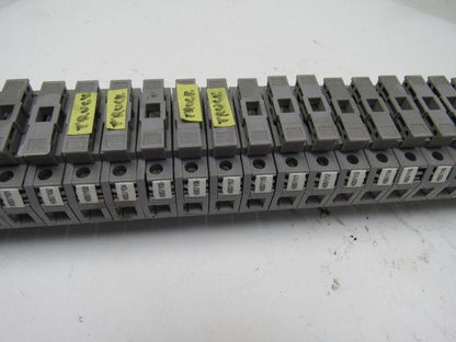 Entrelec 011537805 M10/16 Fuse Holder Terminal Block Din Rail Mount  Lot of 45