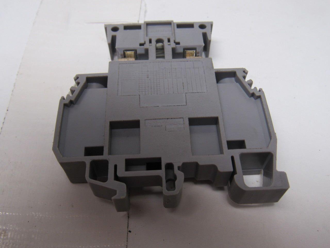 Entrelec 011537805 M10/16 Fuse Holder Terminal Block Din Rail Mount  Lot of 36