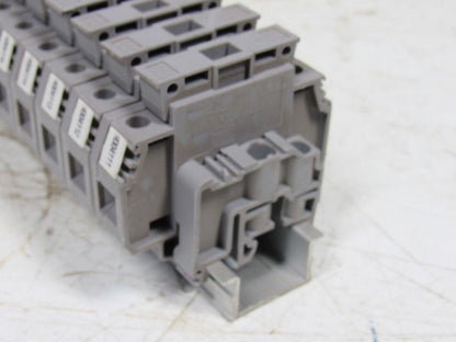 Entrelec 011537805 M10/16 Fuse Holder Terminal Block Din Rail Mount  Lot of 36
