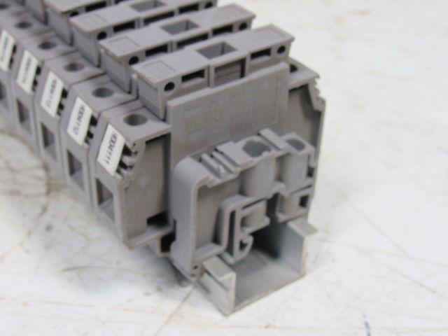 Entrelec 011537805 M10/16 Fuse Holder Terminal Block Din Rail Mount  Lot of 36