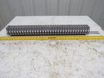 Entrelec 011630324 MB10/22S Fuse Holder Terminal Block Din Rail Mount  Lot of 32