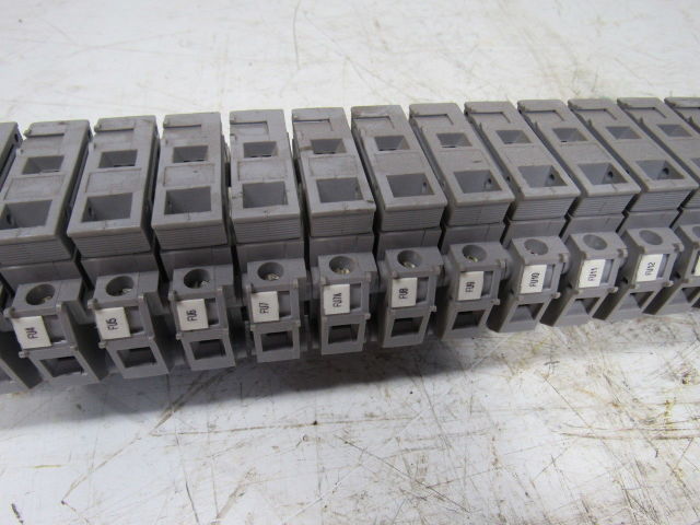 Entrelec 011630324 MB10/22S Fuse Holder Terminal Block Din Rail Mount  Lot of 32