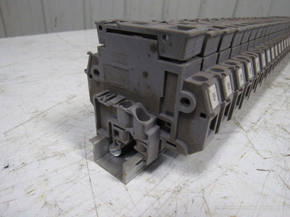 Entrelec 011630324 MB10/22S Fuse Holder Terminal Block Din Rail Mount  Lot of 32