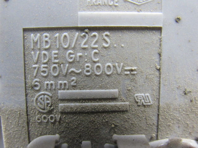 Entrelec 011630324 MB10/22S Fuse Holder Terminal Block Din Rail Mount  Lot of 32