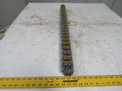 Entretec M10/10 & M4/8S Fuse  Ground Terminal Block Din Rail Strip 34" Long