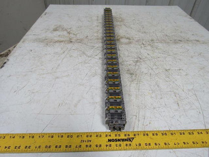 Entretec M10/10 & M4/8S Fuse  Ground Terminal Block Din Rail Strip 34" Long