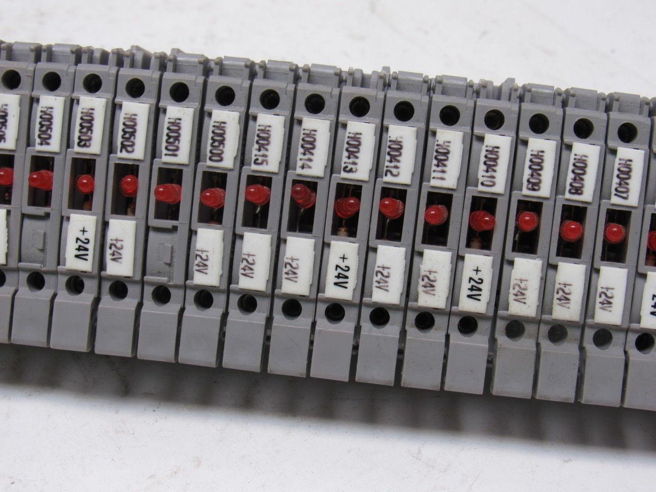 Entretec M4/8S Terminal Fuse Block W/ Blown Fuse Indicator  Lot of 48