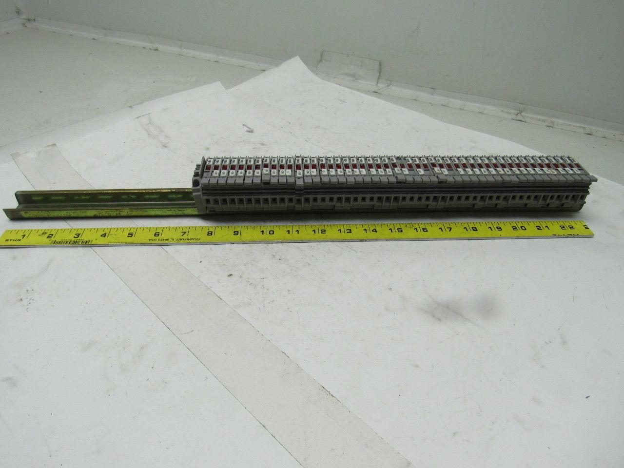 Entretec M4/8S Terminal Fuse Block W/ Blown Fuse Indicator  Lot of 48