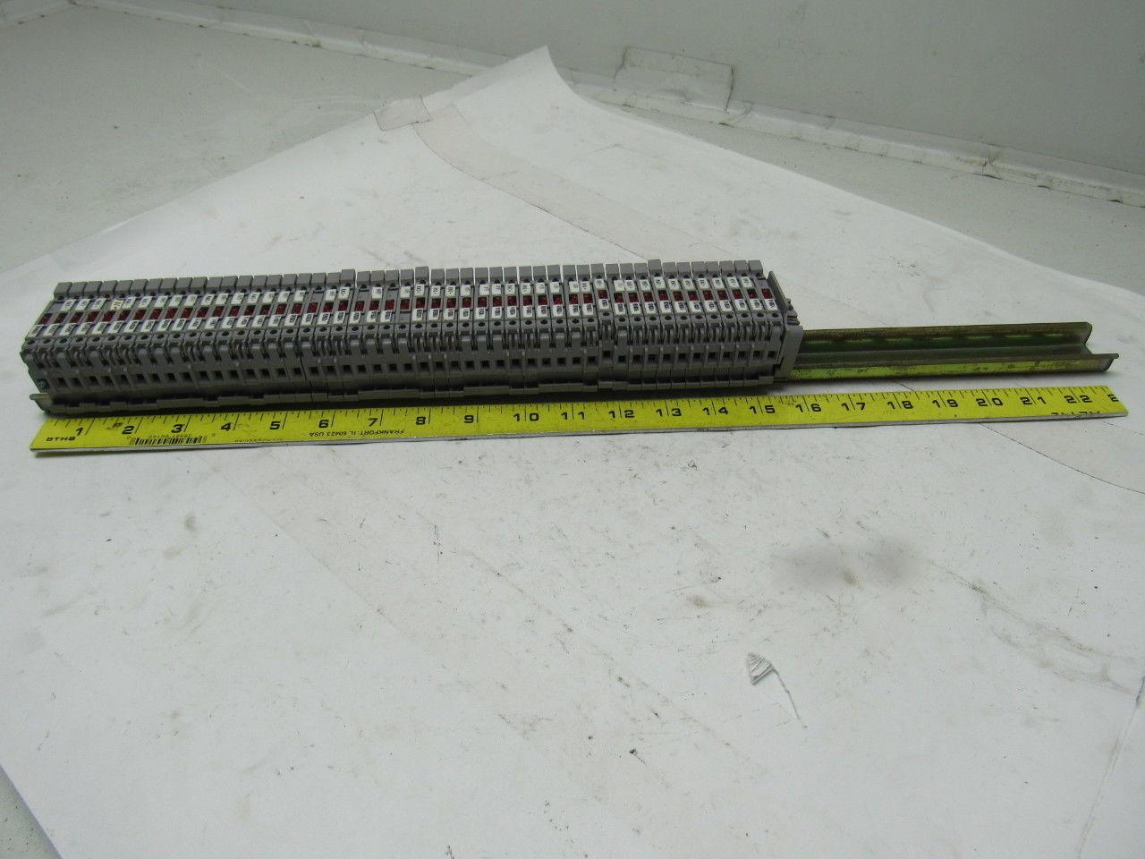 Entretec M4/8S Terminal Fuse Block W/ Blown Fuse Indicator  Lot of 48