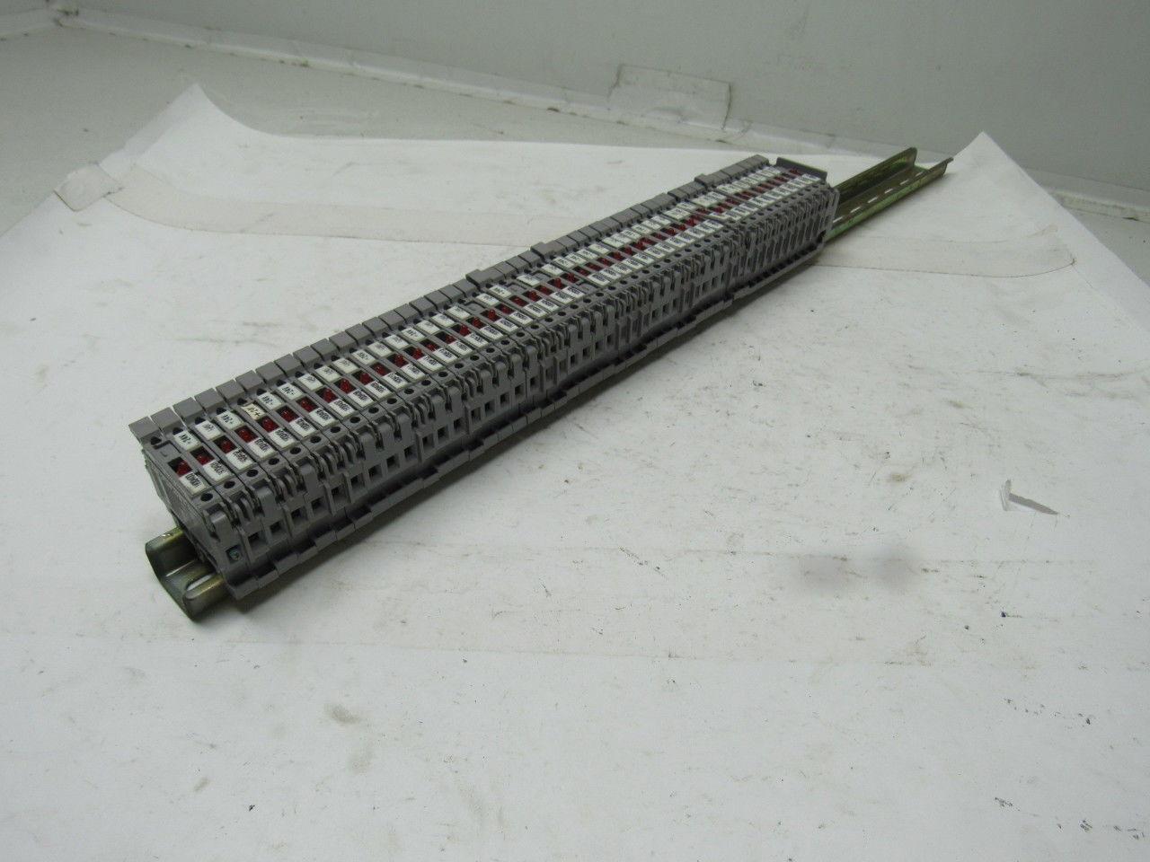 Entretec M4/8S Terminal Fuse Block W/ Blown Fuse Indicator  Lot of 48