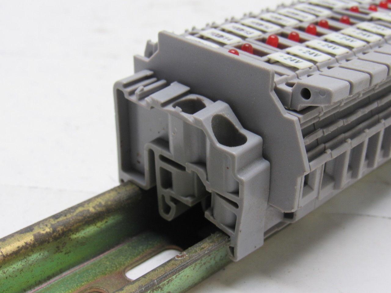 Entretec M4/8S Terminal Fuse Block W/ Blown Fuse Indicator  Lot of 48