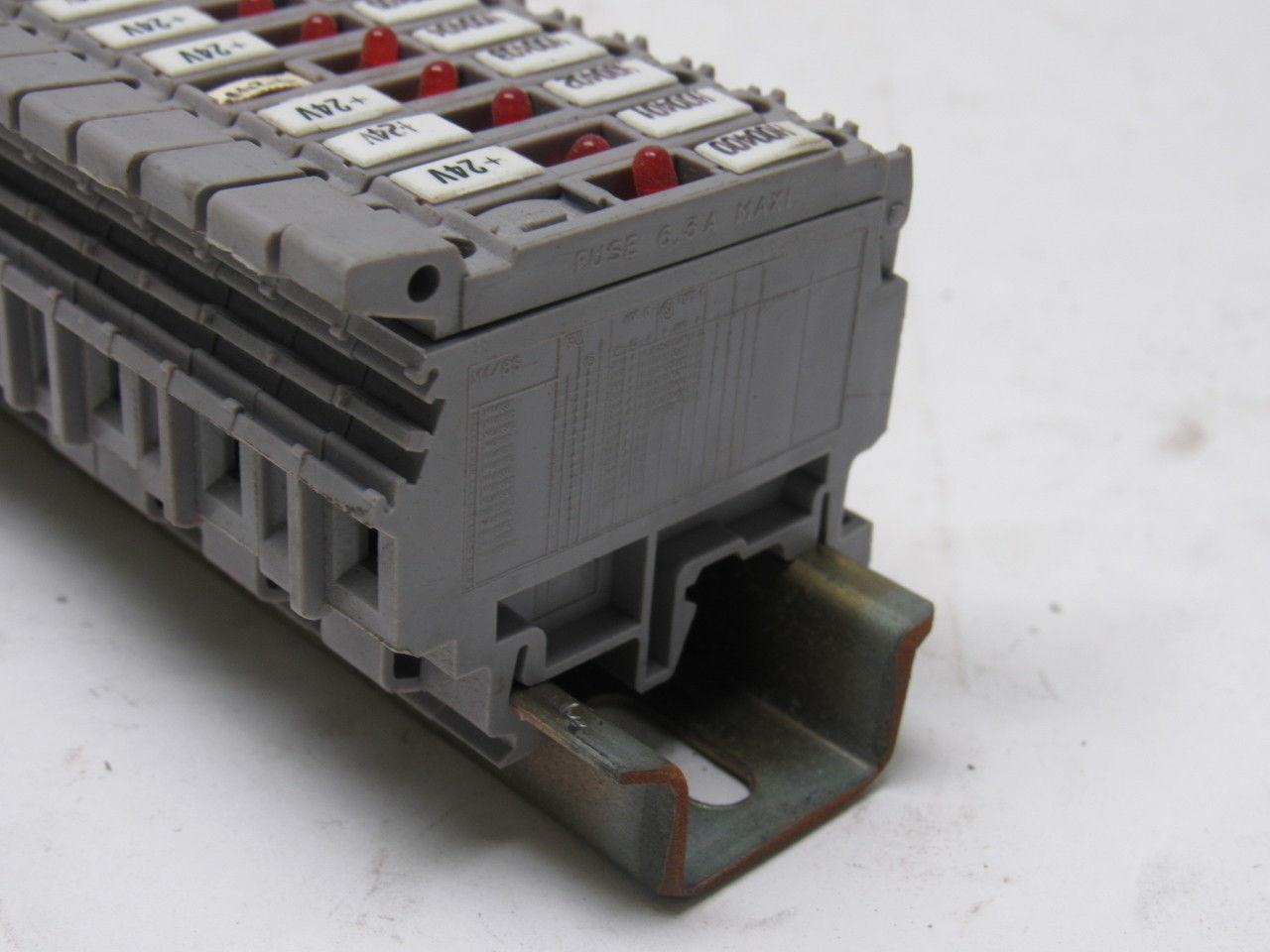 Entretec M4/8S Terminal Fuse Block W/ Blown Fuse Indicator  Lot of 48