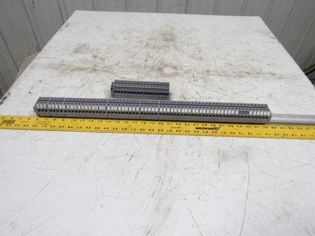 Entrelec 5120-M10/10 Gray Terminal Block Din Rail Strip 800V 55A Lot of 100