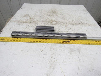 Entrelec 5120-M10/10 Gray Terminal Block Din Rail Strip 800V 55A Lot of 100