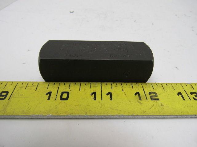 PARKER C400S-10LL 5000 psi Check Valve 5GPM
