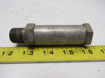 REPUBLIC 452-1/2S2-6 5000PSI Check Valve 1/2" M&F Ends Lot/2