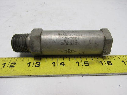 REPUBLIC 452-1/2S2-6 5000PSI Check Valve 1/2" M&F Ends Lot/2
