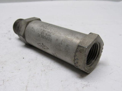REPUBLIC 452-1/2S2-6 5000PSI Check Valve 1/2" M&F Ends Lot/2
