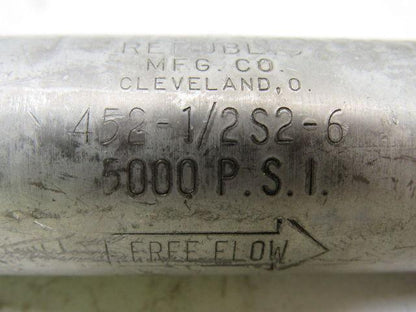 REPUBLIC 452-1/2S2-6 5000PSI Check Valve 1/2" M&F Ends Lot/2