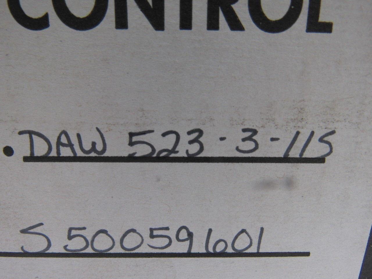 Mercoid DAW-523-3-115 Pressure Switch 120V/240V Rain Proof Enclosure