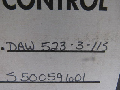 Mercoid DAW-523-3-115 Pressure Switch 120V/240V Rain Proof Enclosure