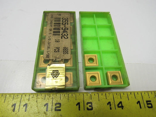 SNMG432 Tin Coated Carbide insert Grade 5 Lot of 13