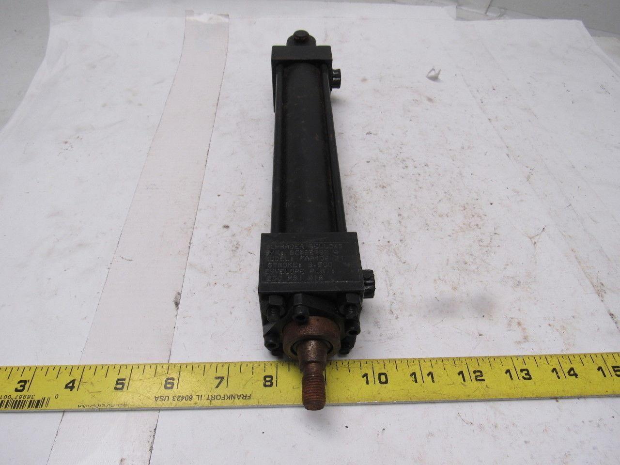 Schrader Bellows FAA1D8421 Pneumatic Air Cylinder 1-1/2" Bore 6-1/2" Stroke