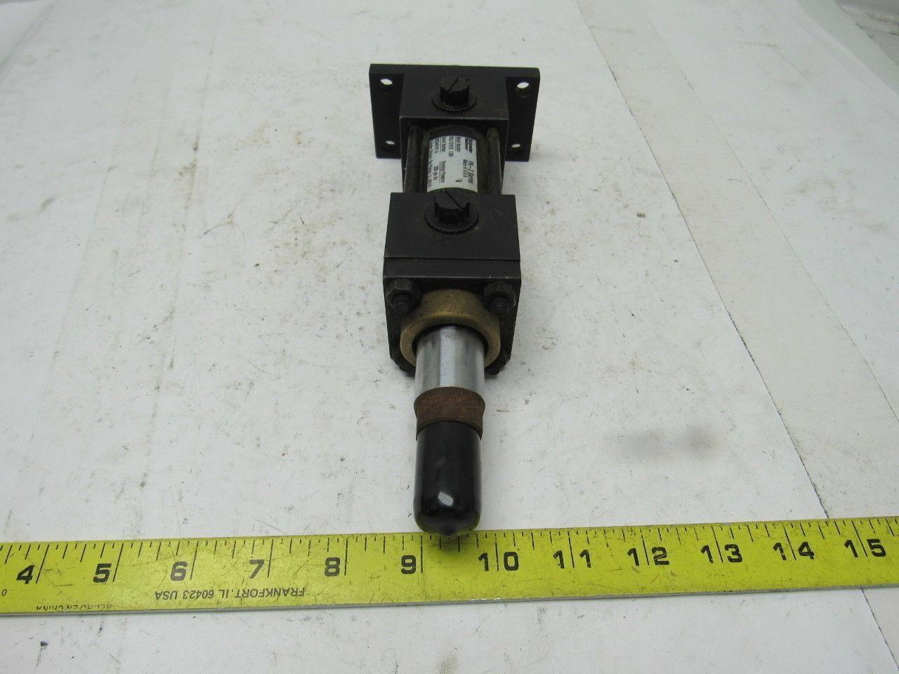 Schrader Bellows PBA112101S Double Ended Pneumatic Cylinder 1" Bore 1-1/2" Strok