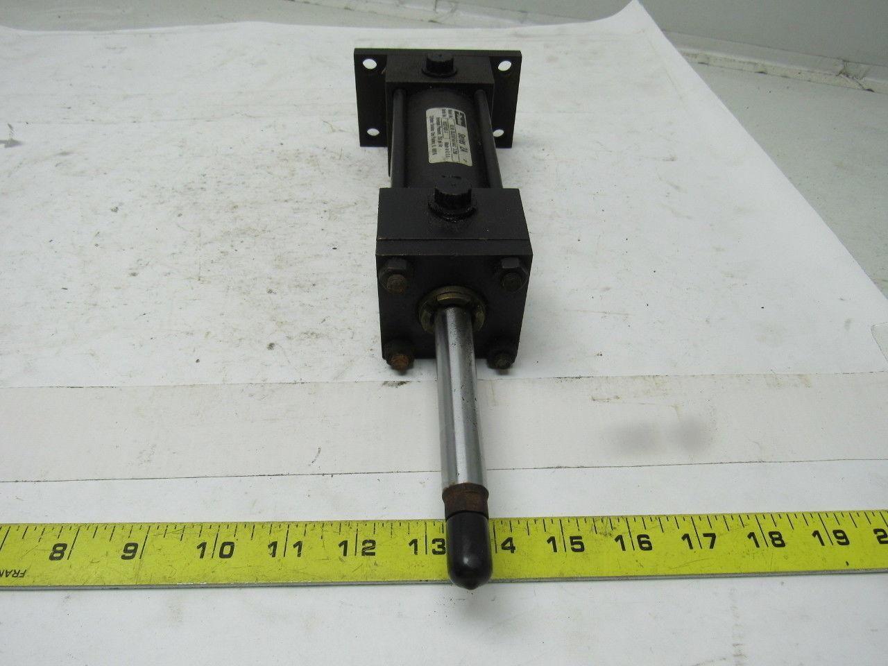 Schrader Bellows CKJ2AU14A14AC Double Ended Pneumatic Cylinder 2" Bore 3-1/4" St