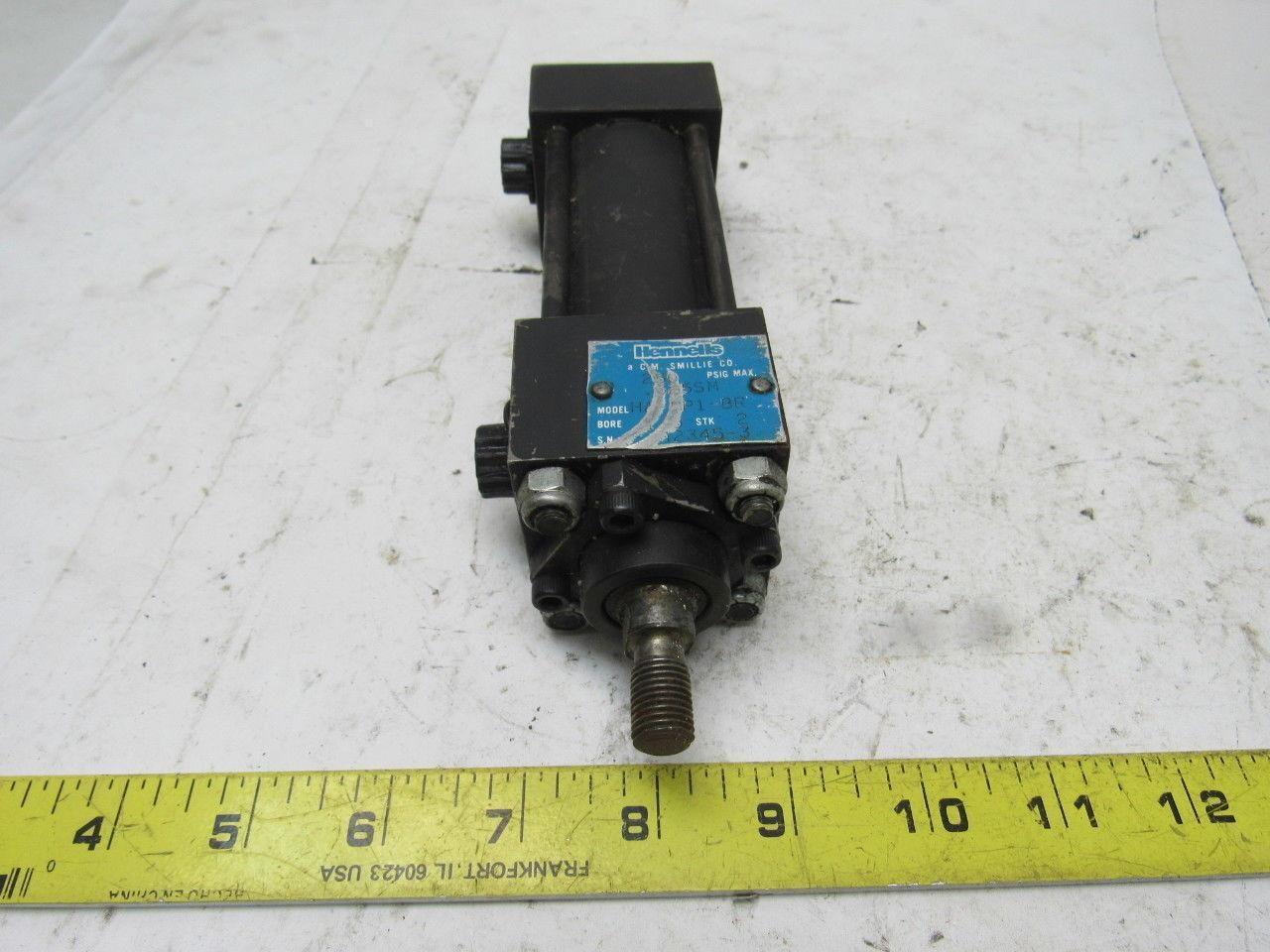 Hennelis HA-MP1-BR Pneumatic Air Cylinder 1-1/2" Bore 2" Stroke