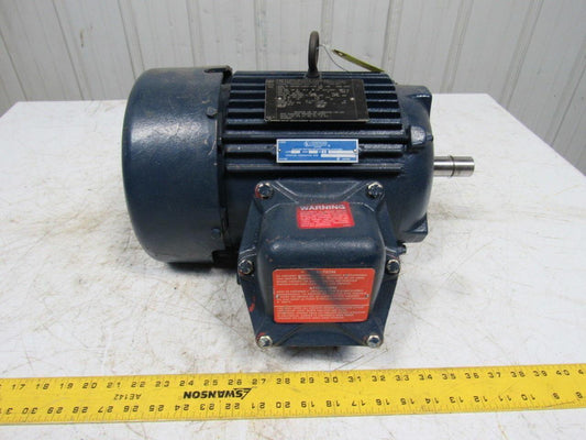 Marathon Electric 3HP Hazardous Location Electric Motor 460V 1760RPM 3PH 182TV
