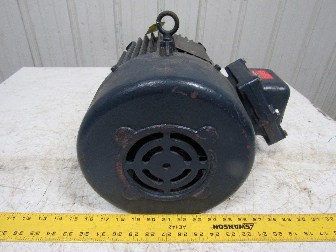Marathon Electric 3HP Hazardous Location Electric Motor 460V 1760RPM 3PH 182TV