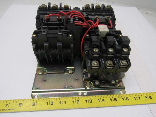A-B Allen Bradley 505-AOD Series C Reversing Motor Starter W/Overload Size 0