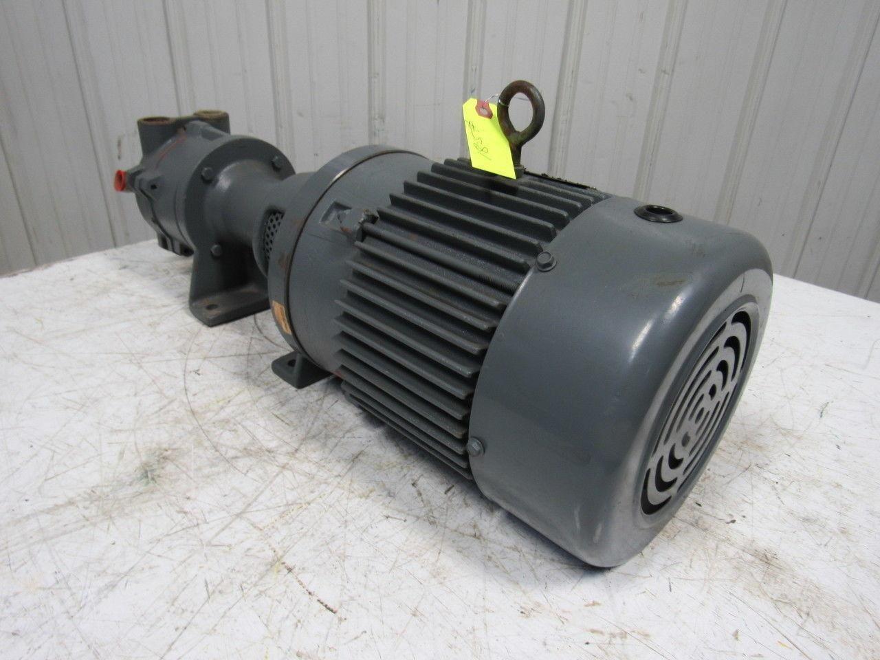 NASH MARATHON EC50L 3HP Circulating Pump & AC Motor 50/60Hz Tested!