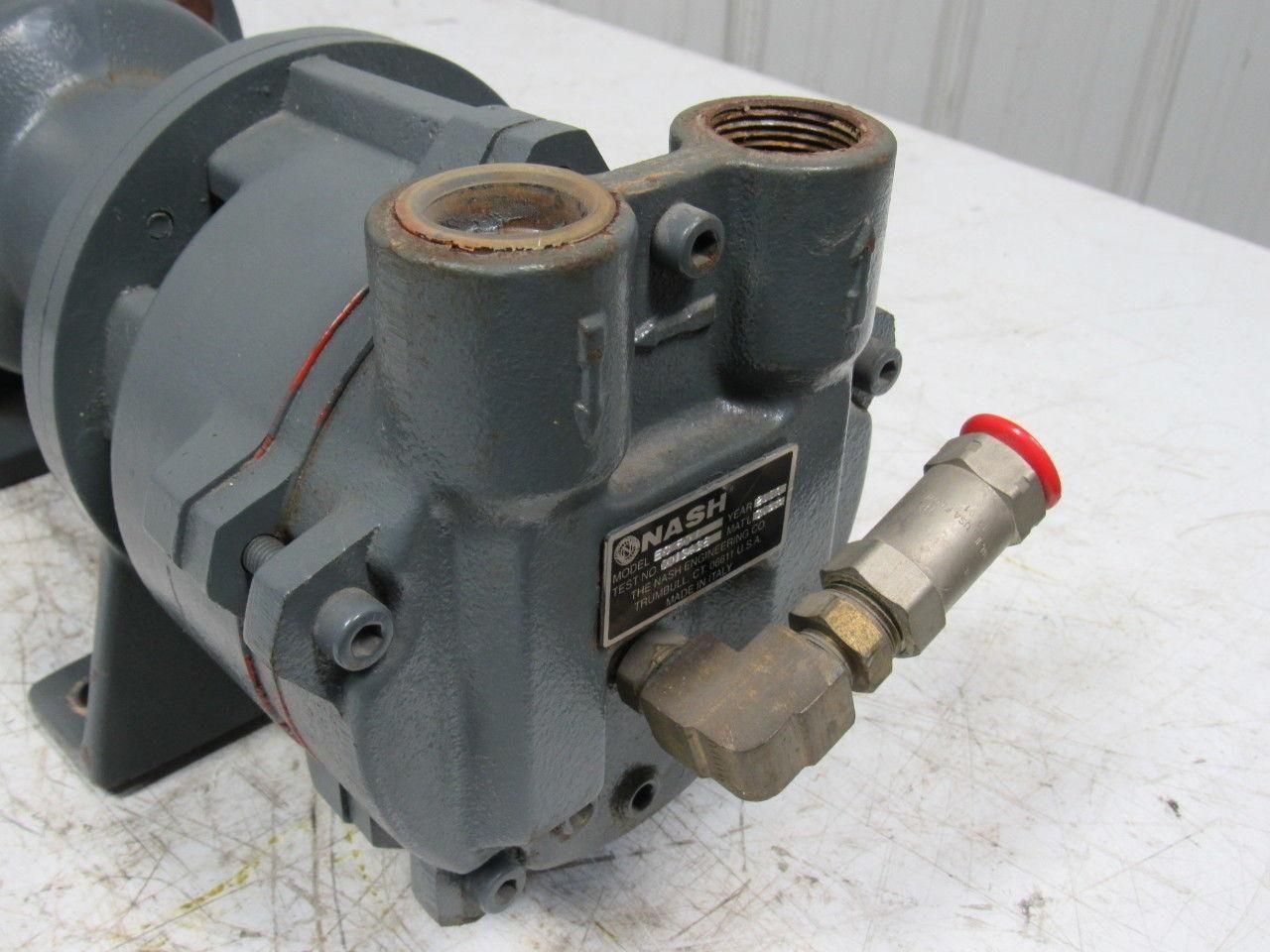 NASH MARATHON EC50L 3HP Circulating Pump & AC Motor 50/60Hz Tested!